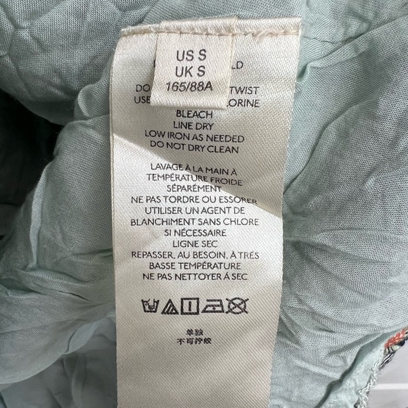 Anthropologie Dress Floral Patter Multi Color Women’s Size Small - Picture 4 of 6